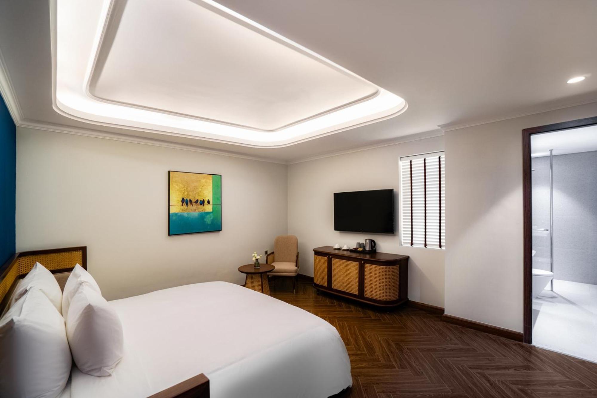 האנוי La Siesta Classic Hang Thung מראה חיצוני תמונה A bedroom at the hotel