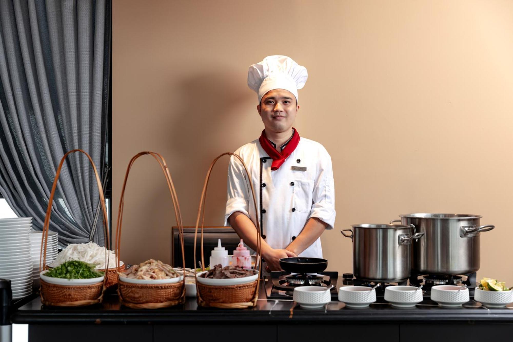 האנוי La Siesta Classic Hang Thung מראה חיצוני תמונה A live kitchen at a hotel