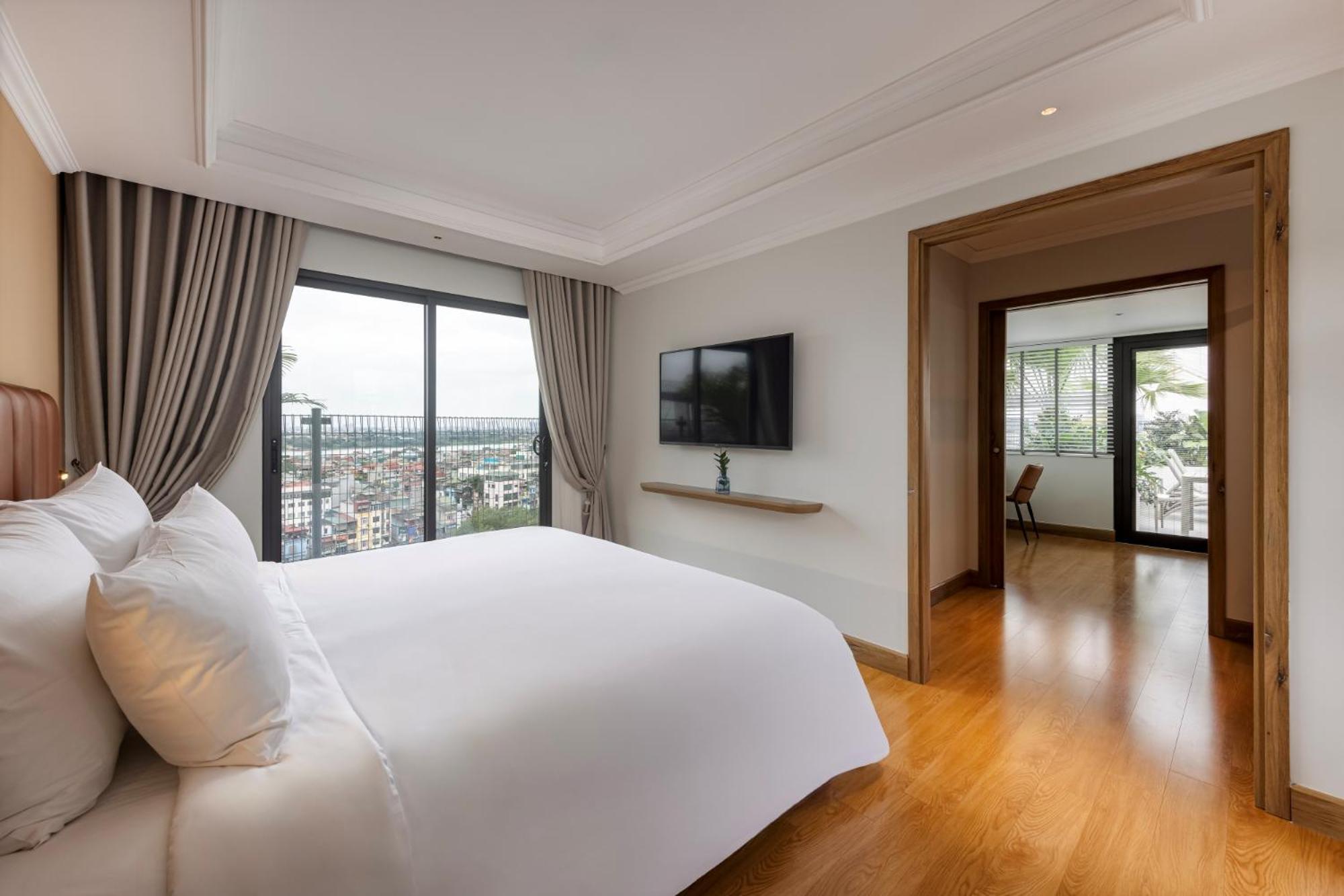 האנוי La Siesta Classic Hang Thung מראה חיצוני תמונה A bedroom at the hotel