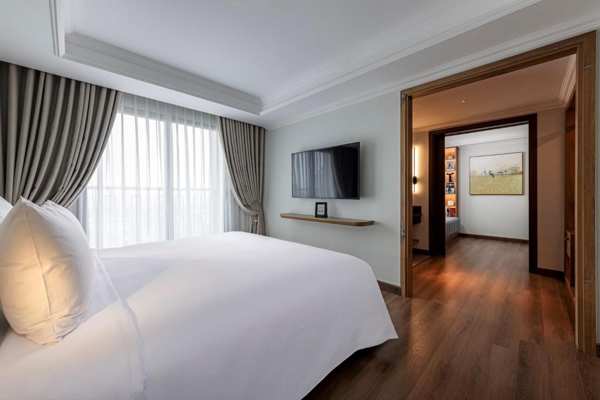האנוי La Siesta Classic Hang Thung מראה חיצוני תמונה A bedroom at the hotel