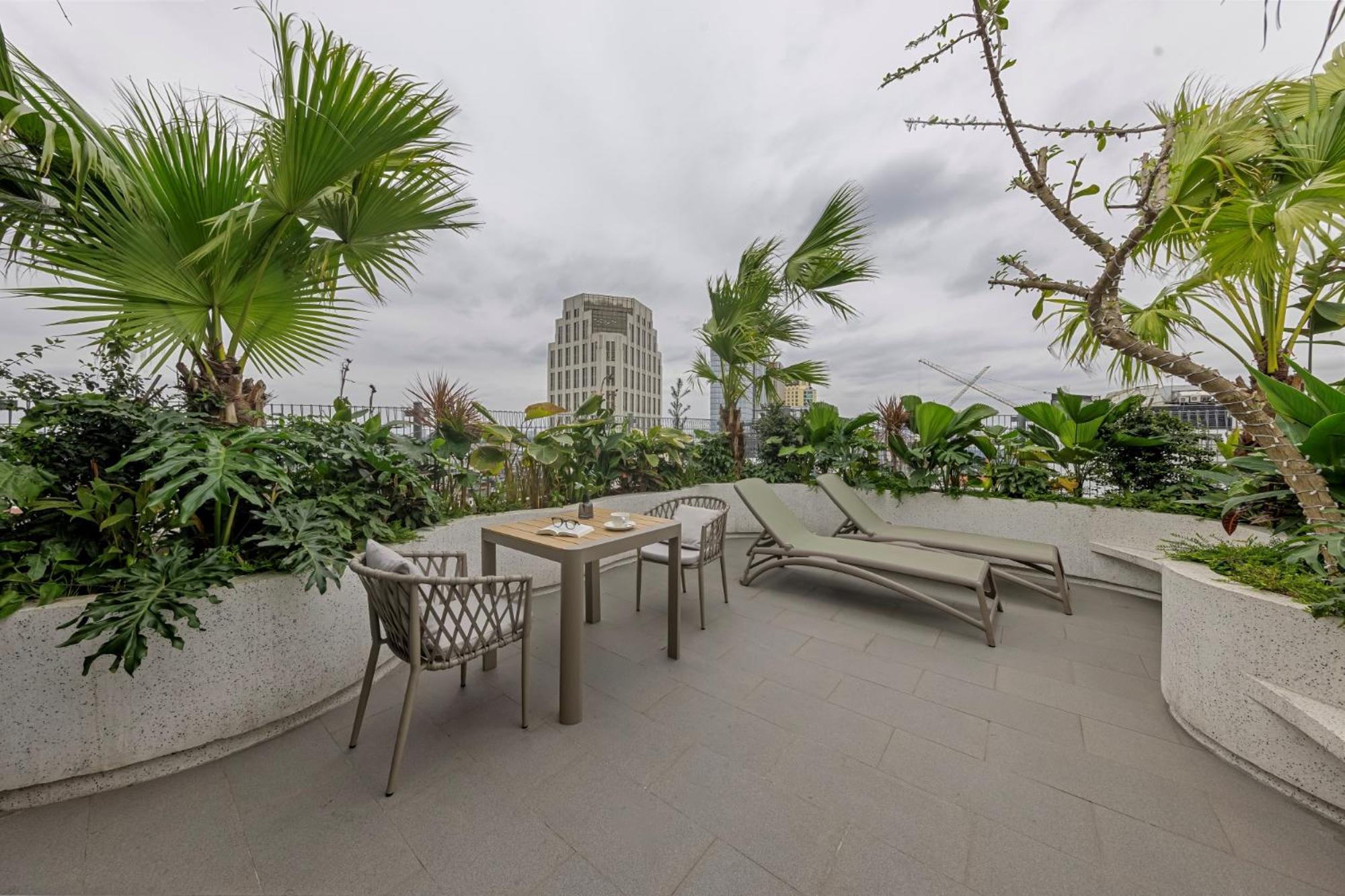 האנוי La Siesta Classic Hang Thung מראה חיצוני תמונה Rooftop garden