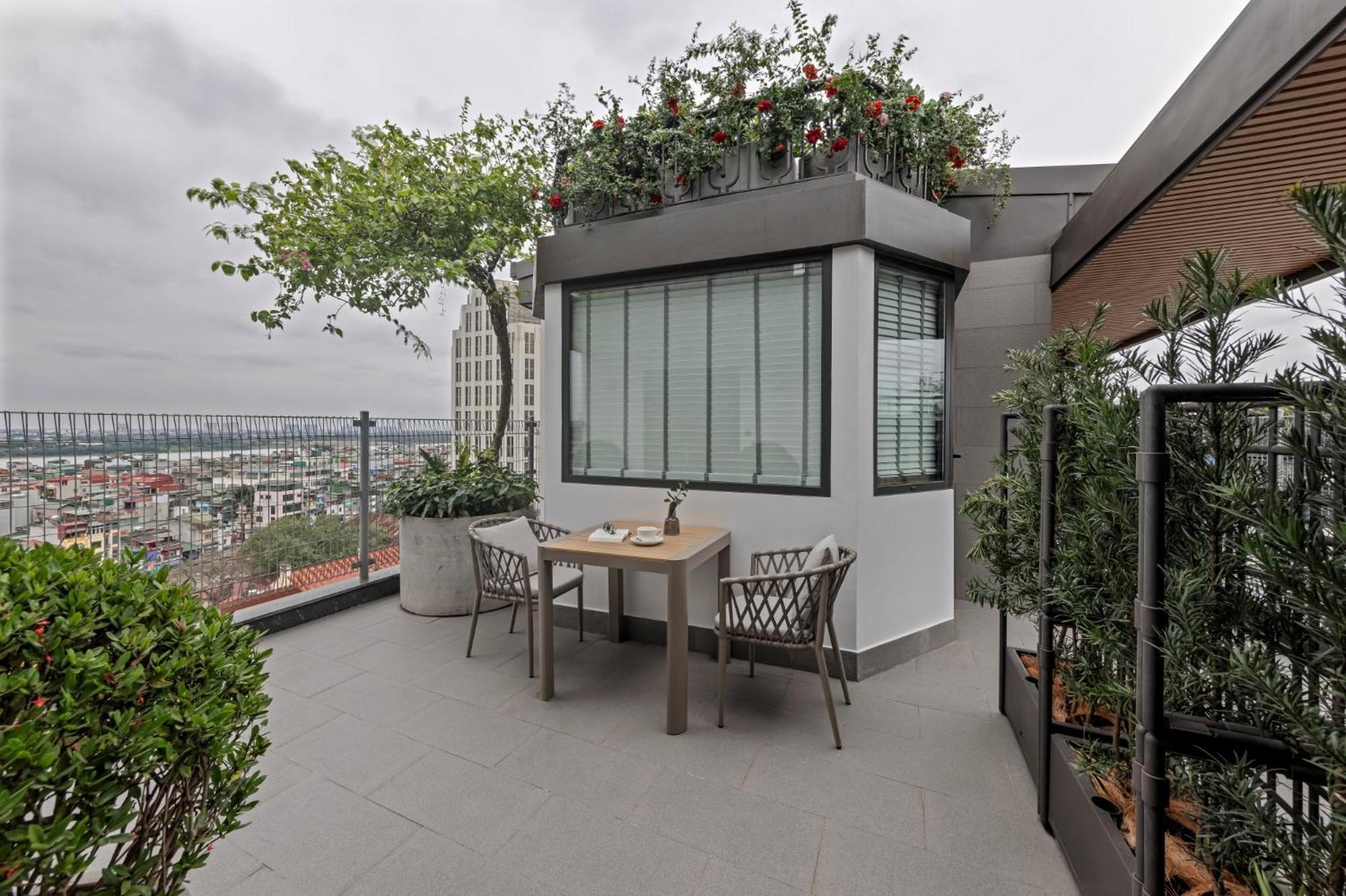 האנוי La Siesta Classic Hang Thung מראה חיצוני תמונה Rooftop garden